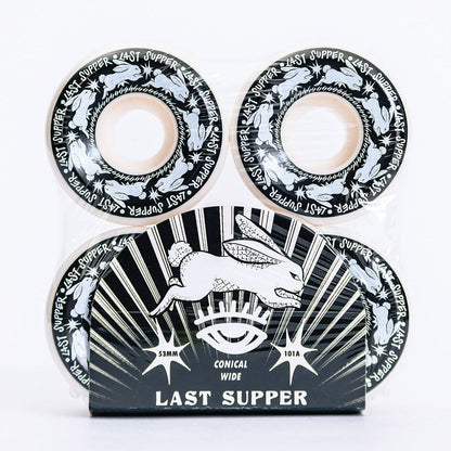 Last Supper 53mm 101A 2025 Design Contest Conical Wide Skateboard Wheel | Supperthane Formula