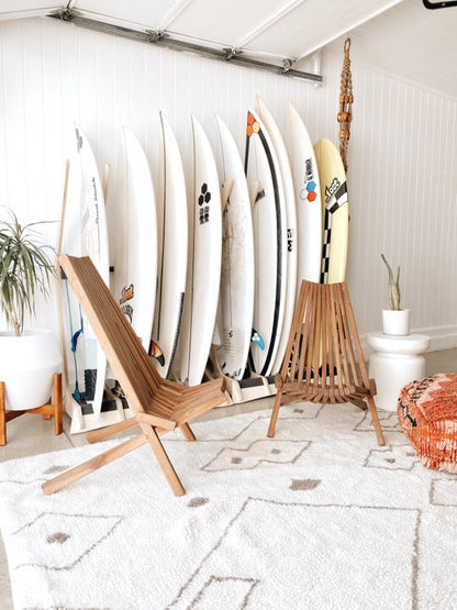 THE LINEUP Freestanding Surfboard Rack