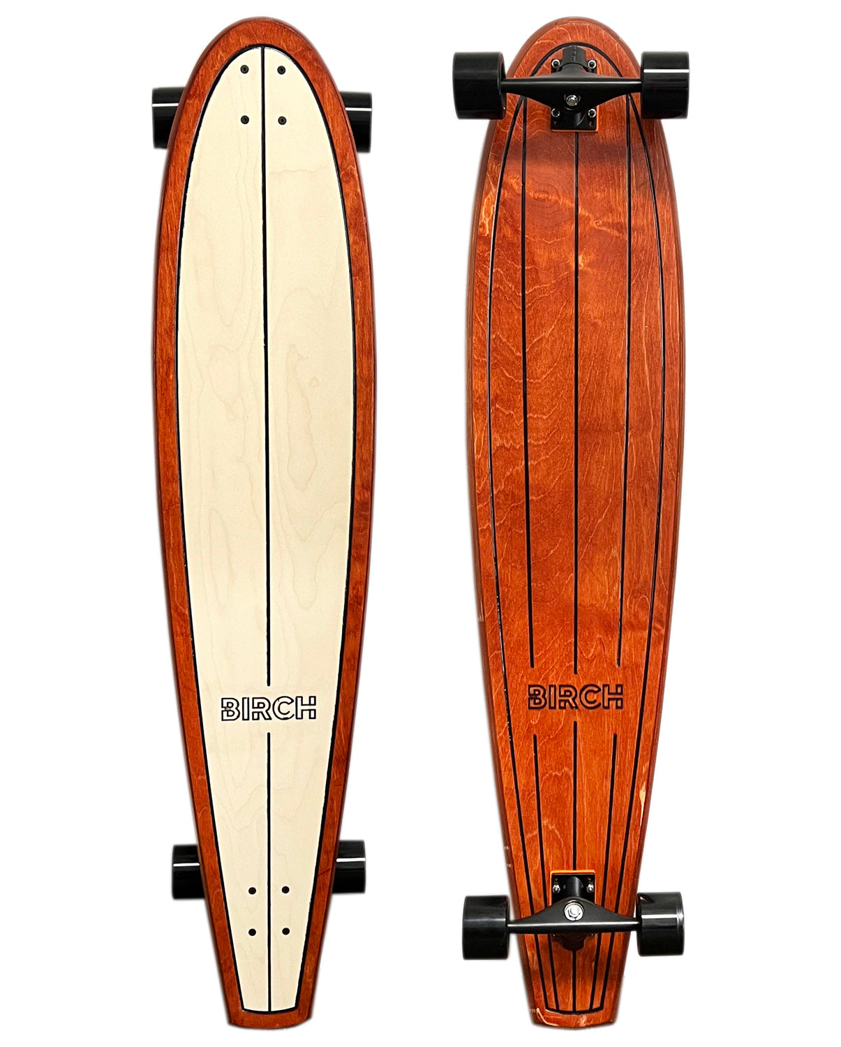 BIRCH 48" Classic Cruiser: Classic Retro Longboard Skateboard
